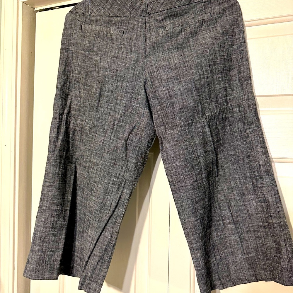 Maurice’s 9-10 Woman’s dress pants (a little past the knees )